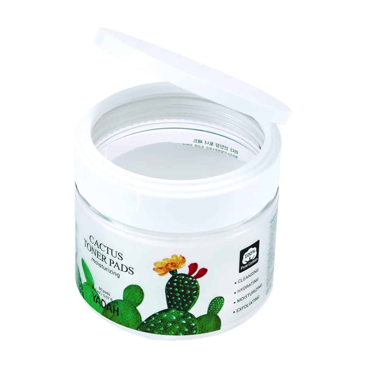 YADAH Cactus Toner Pads 仙人掌化妝水棉片 150ml x 60pcs - Image 3
