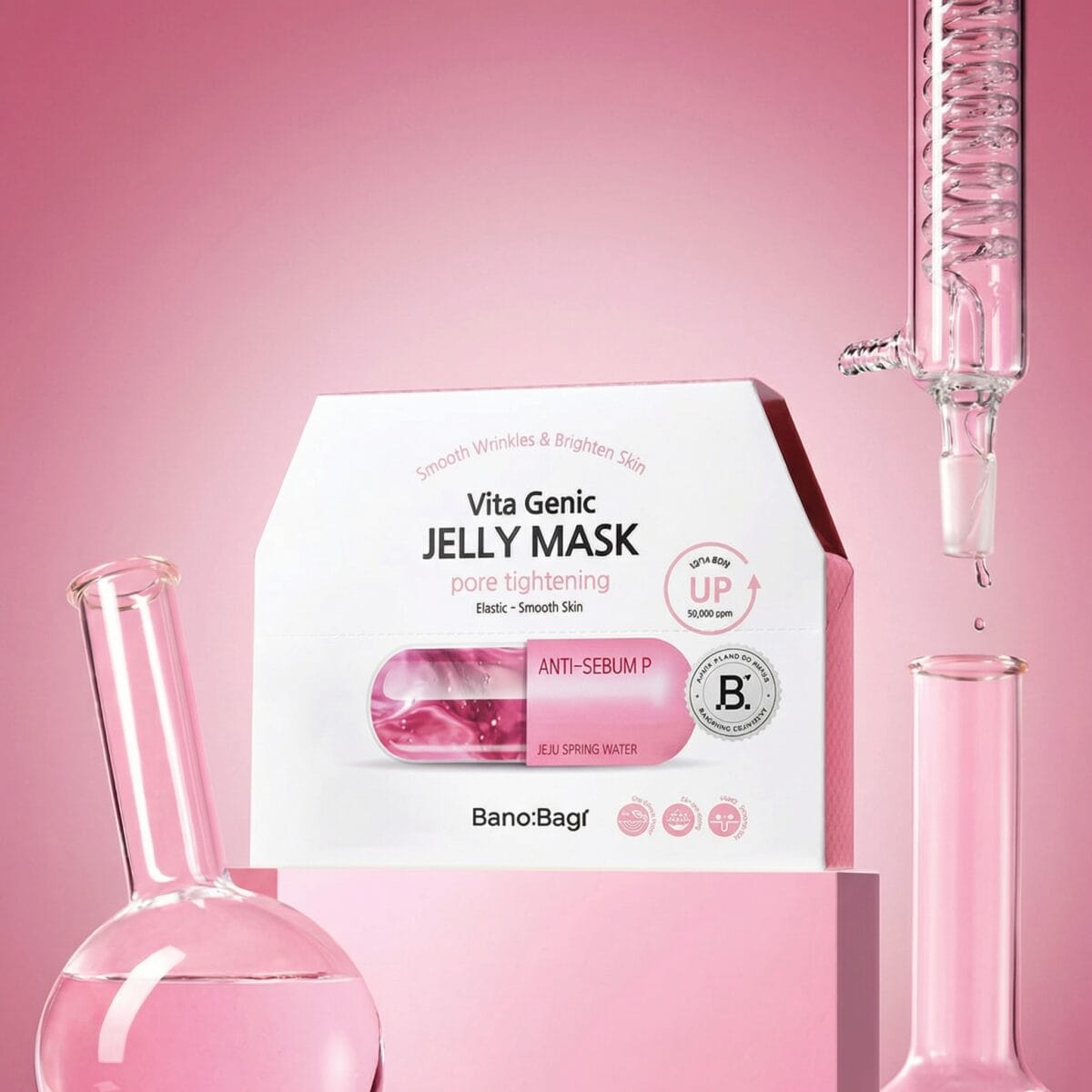 BANOBAGI Vita Genic Jelly Mask Pore Tightening 活力緊緻維生素果凍面膜 30g x 10pcs - Image 2